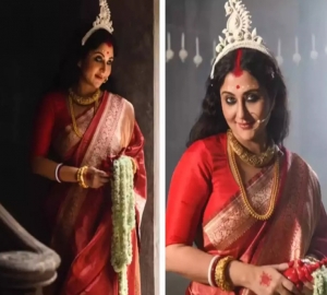 কনের সাজে তাক লাগালেন স্বস্তিকা মুখোপাধ্যায় 